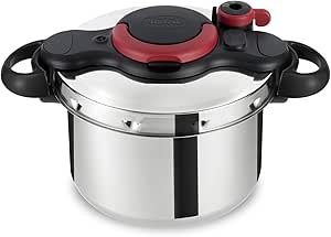Autocuiseur Tefal Clipso Minut Easy, acier inoxydable, 6 litres à 69,99€