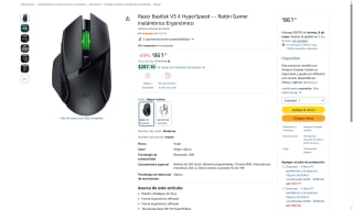 Mouse Razer Basilisk V3 X por $861 | Oferta Amazon