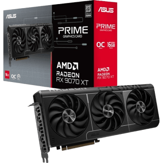 ASUS Radeon RX 9070 XT Prime OC 16GB GDDR6 Graphics Card