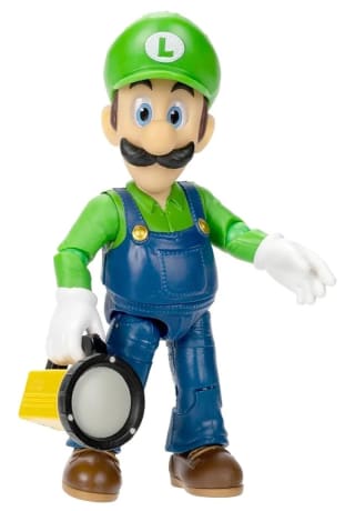 Nintendo Super Mario Figura Luigi de 13cm por 9.99€.