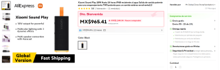 Altavoz Xiaomi Sound Play 18W por $1,021 | AliExpress