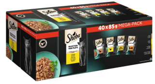 Sheba kattenvoer in saus 40x85g voor €15,34