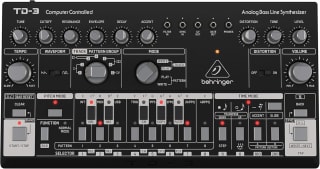 Behringer TD-3-BK Analog Bass Line Synthesizer with VCO Black