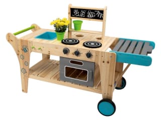 PLAYTIVE Cuisine d'extérieur enfant en bois à 64,99€