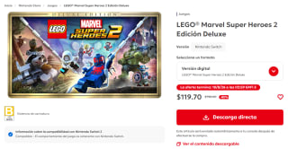 LEGO Marvel Super Heroes 2 Edición Deluxe por $120 | Nintendo eShop