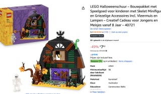 LEGO® Halloweenschuur voor €7,62 bij Amazon