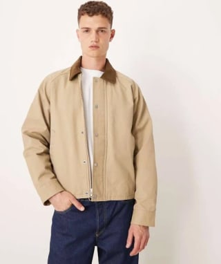 Abercrombie & Fitch chaqueta corta beis ligera Barn por 28.22€