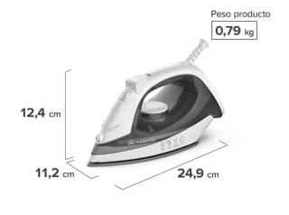 Mademsa Plancha a Vapor MIR10 1500W Gris Rebaja $13.990 solo en Mundo Lider, Cl