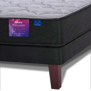 Cama Europea Flex Base Dividida 2 Plazas Therapedic +Respaldo Royal $309.990 abc,cl