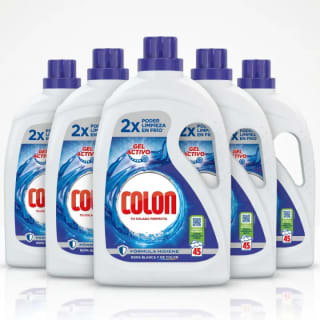 Colon Gel Activo Detergente para lavadora Gel 225 lavados (5x45 lavados) por 31.24€