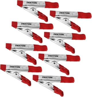 Dekton 8 Pack Spring Clamps – £1.79 Heavy Duty Workshop Deal