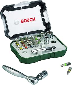 Bosch 26pc Screwdriver Bit and Ratchet Set for £12.99