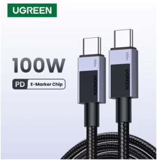 Cable UGREEN USB C 100W 2m por $84 | AliExpress