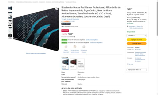 Mouse Pad Gamer Profesional Bluelander por $69 | Oferta Amazon