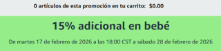 15% de Descuento en Artículos de Bebé | Amazon