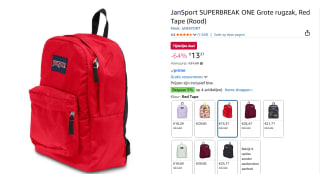 Jansport Rugzak Superbreak One voor €13,37 bij Amazon
