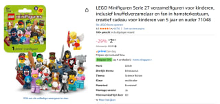 LEGO Minifiguren Serie 27 voor €2,84 bij Amazon