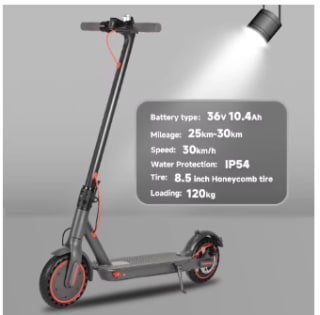 SUNNIGOO N7 elektrische step (36V) voor €116,28 bij AliExpress
