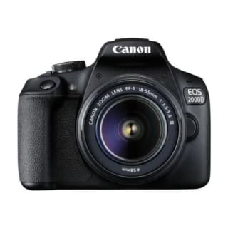 Canon EOS 2000D 24.1MP WiFi + EF-S 18-55mm F3.5-5.6 DC III por 349.51€