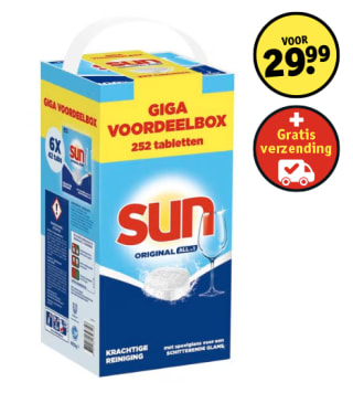 Sun Original All-in-1 + gratis bewaarblik voor €23,99 bij kruidvat