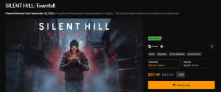 Silent Hill: Townfall por $652 | Oferta Fanatical