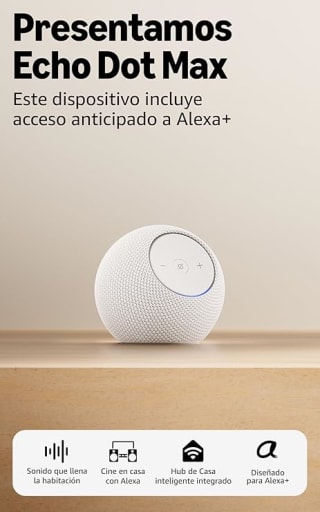 Amazon Echo Dot Max Blanco Glacial por $1,699 | Amazon