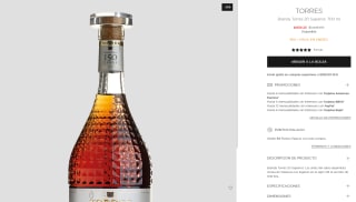Brandy Torres 20 Superior (700 ml) por $939 en El Palacio de Hierro