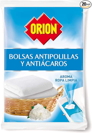 Bolsas antipolillas ORION aroma ropa limpia 2 unidades por 3.24€