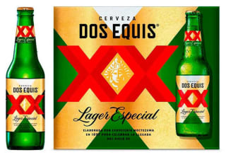 Cerveza Clara Dos Equis Lager 12 Botellas de 355ml en $120 | Chedraui