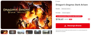 Dragon's Dogma: Dark Arisen por $117 | Oferta Nintendo eShop