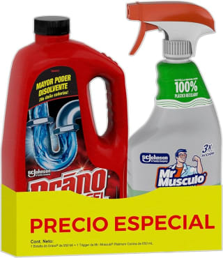 Pack Drano + Mr. Músculo por $114 | Oferta Amazon