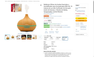 Redlemon Difusor de Aceites 500ml por $295 | Oferta Amazon