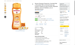 Shampoo Mennen Protección y Suavidad 700ml por $43 | Amazon