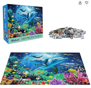 Nattork Puzzle de 1000 Piezas mundo del mar por 7,99€