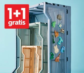 1+1 gratis op klapkratjes, letters en patches bij HEMA