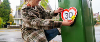 Gratis 6 Stickers Maximumsnelheid 15, 30, 50 of 60KM/Uur