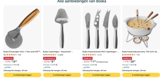 Tot 35% korting op diverse Boska artikelen bij Amazon