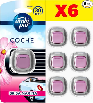 6 Ambi Pur Car Océano Difusor Y Fragancia Ambientador De Clip Para Coche por 15.99€