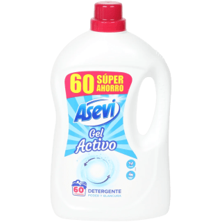 Asevi Detergente Blanco Activo 60 Lavados por 4,29€