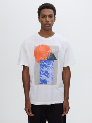 Camiseta abstracta manga corta por 5.99€
