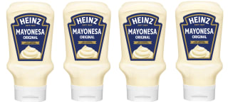 4 x Mayonesa Heinz bocabajo 400 ml por 6.57€