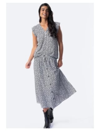 Blusa sin mangas estampada de mujer TEX por 6.99€