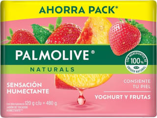 Jabón Palmolive Naturals Yoghurt 4p por $44 | Oferta Amazon