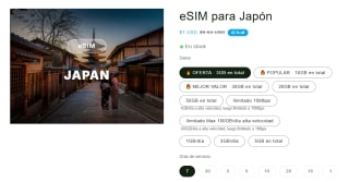 eSIM con 3GB para Japón por 3 Días por $18 | ChillaxSIM