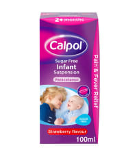 Calpol Infant Paracetamol Oral Suspension 100ml (Strawberry) – £2.80