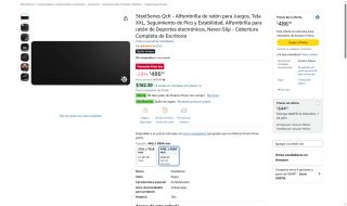 Mousepad SteelSeries QcK XXL por $487 | Amazon