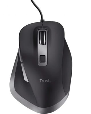 Trust Fyda Ratón Óptico Ergonómico Eco USB 5000DPI Negro por 8.99€