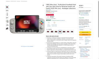 CRKD Nitro Deck Gris PAL por $816 | Amazon