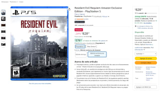 Resident Evil Requiem Amazon Exclusive Edition PS5 por $829 en Amazon