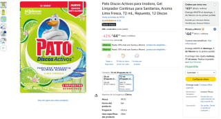 Pato Discos Activos Inodoro 12 Unidades por $44 | Amazon